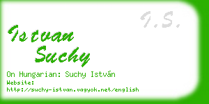 istvan suchy business card